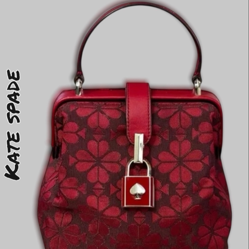 Kate Spade Novelty Top Handle Remedy Bag w/ Lock Adjustable Shoulder Strap NWOT